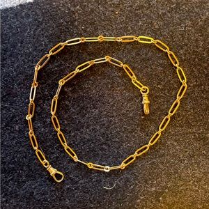 Pascale Monvoisin Debbie No 2 solid yellow gold necklace.